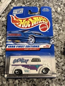 HOT WHEELS 1998 FIRST EDITIONS SERIES GOT MILK? DAIRY DELIVERY TRUCK - Picture 1 of 1