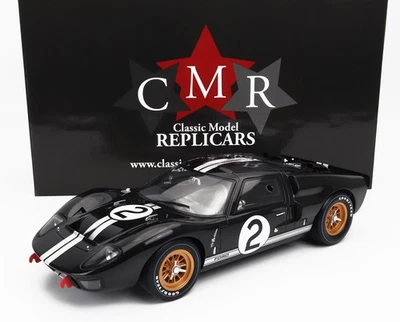 MODELLINO AUTO STATICO CMR FORD GT40 MKII SHELBY LE MANS 1966 AMON SCALA 1/12 - Immagine 1 di 4