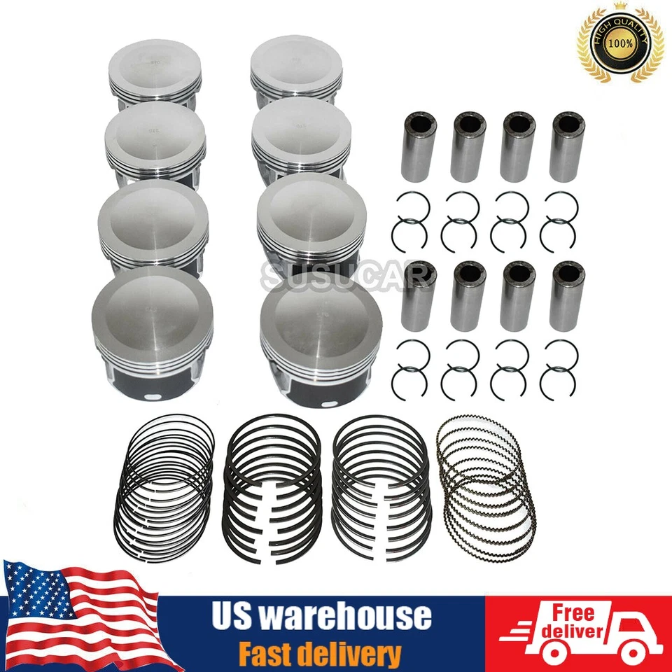 Fits 2003-2007 Dodge Ram Chrysler Jeep 5.7L Engine 2 D H OHV Pistons & Rings Set - Изображение 1 из 4