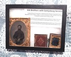 Two original tintype photos if identified civil war brothers