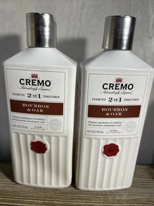 Cremo 2 in 1 Shampoo & Conditioner, Nr. 08, Bourbon & Oak, 16 fl oz (473 ml) 2 Stück - Bild 1 von 2