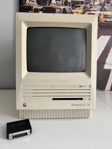 Apple Macintosh SE, 4MB Ram,80MB HDD, Accelerator, Bluescsi, Keybrd, Mouse, Top! - Afbeelding 1 van 17