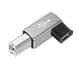 USB B to USB C Adapter for Printer/MIDI Controller/Keyboard | Male to Female  - Picture 1 of 7