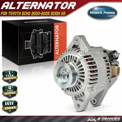 Alternador para Toyota Echo 2000-2005 Scion xA 04-06 1.5L 90A CW polea de 4 ranuras Foto 1 de 4