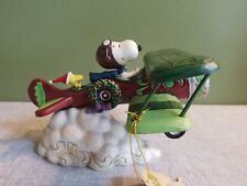 Peanuts By Jim Shore Snoopy Flying Ace Plane-6010324 Christmas NIB