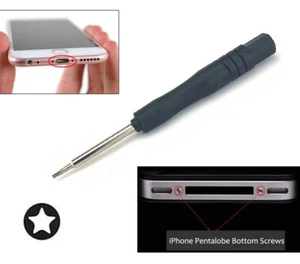 para iPhone 16 15 14 13 12 11 XR XS X 8 7 - Destornillador Torx 5 Estrellas Pentalobe - Imagen 1 de 6