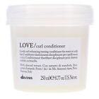 Davines LOVE Curl Conditioner, Enhance and Control Curly and Wavy Hair 8.77 oz