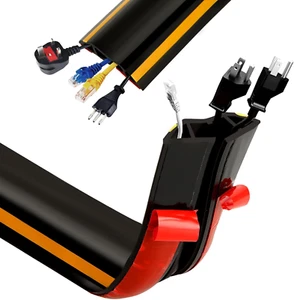 Aselected 3M Kabelkanal Boden 5Cm, Kabelbrücke Boden 3M, Fussboden Kabelkanal Sc - Bild 1 von 7
