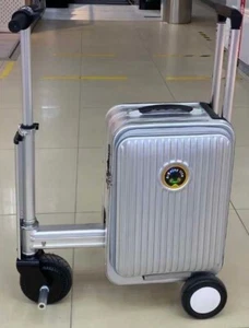 A ENJOY LIFE (Gris) bagage électrique. Trottinette valise - Imagen 1 de 4