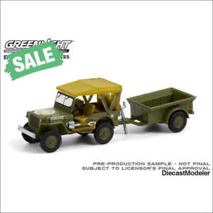 1:64 Hitch & Tow Series 22 - 1943 Willys MB Jeep with M5 Liquid Vesicant Detecto