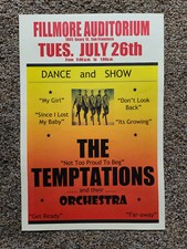 The Temptations Concert Tour Poster 1966