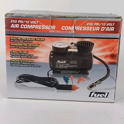 Compresor de aire FUEL 250 PSI/12 V para neumáticos/deportes   Foto 1 de 4