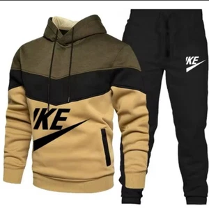 Men's Tracksuit Casual Jogging Suit Outdoor Set Color - Picture 1 of 8