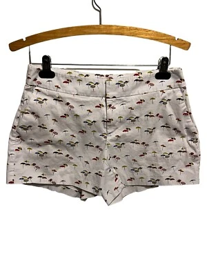 Maison Jules Beach Umbrellas 🏖⛱ all over print womens size 4 short shorts - Image 1 of 4
