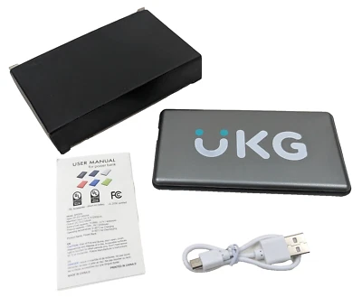 Banco de alimentación ejecutivo 4000 mAh batería portátil de 2 puertos tamaño ultra pequeño SP0335 NUEVO Foto 1 de 4