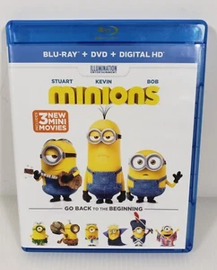 Minions (Blu-ray, 2015) + DVD  and 3 Mini Movies - Picture 1 of 5