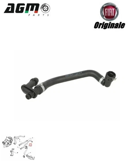 TUBO IMPIANTO RISCALDAMENTO ORIGINALE FIAT BRAVO DELTA 1,6 MJT 51797240 - Immagine 1 di 4