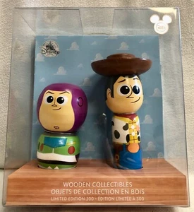 Figuras de madera Buzz Woody coleccionables de Toy Story de Disney D23 Expo 2017 LE 300 CERTIFICADO DE AUTENTICIDAD - Imagen 1 de 6