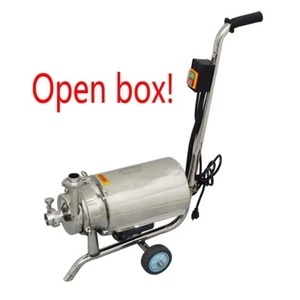 Open box! Food Grade Centrifugal Pump Sanitary Beverage Pump 110V 3Ton/h 750W - Bild 1 von 19