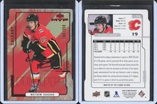 20/21 2020/21 Upper Deck MVP Colors and Contours #74 Matthew Tkachuk Flames /250