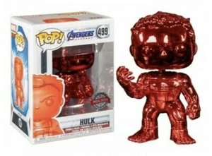 Marvel Avengers Endgame - Hulk (Red Chrome) Pop! Vinyl #499 - Picture 1 of 7