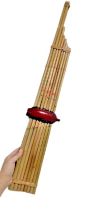 Bamboo Khean Thai Traditional Instrument Isan Laos Musical Professional Am Key - Image 1 of 4