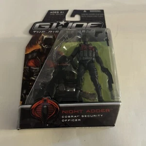 GI Joe The Rise of Cobra Night Adder Security Officer w/ Dog Hasbro 2009 New - Picture 1 of 5