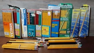 Vintage Pencil Lot 135 Unsharpened Various DIxon Quill Rivera Dynamic Empire - Picture 1 of 6