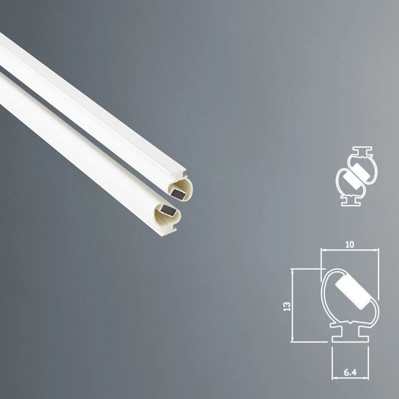 RICAMBI & BOX DOCCIA Guarnizione Magnetica Box Doccia in Gomma EC-MAG-2601 - Colore Grigio