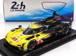 Spark 1/43 Cadillac Racing V-Series.R Hypercar #3 Giallo 24H Le Mans 2024 Resina - Foto 1 di 6