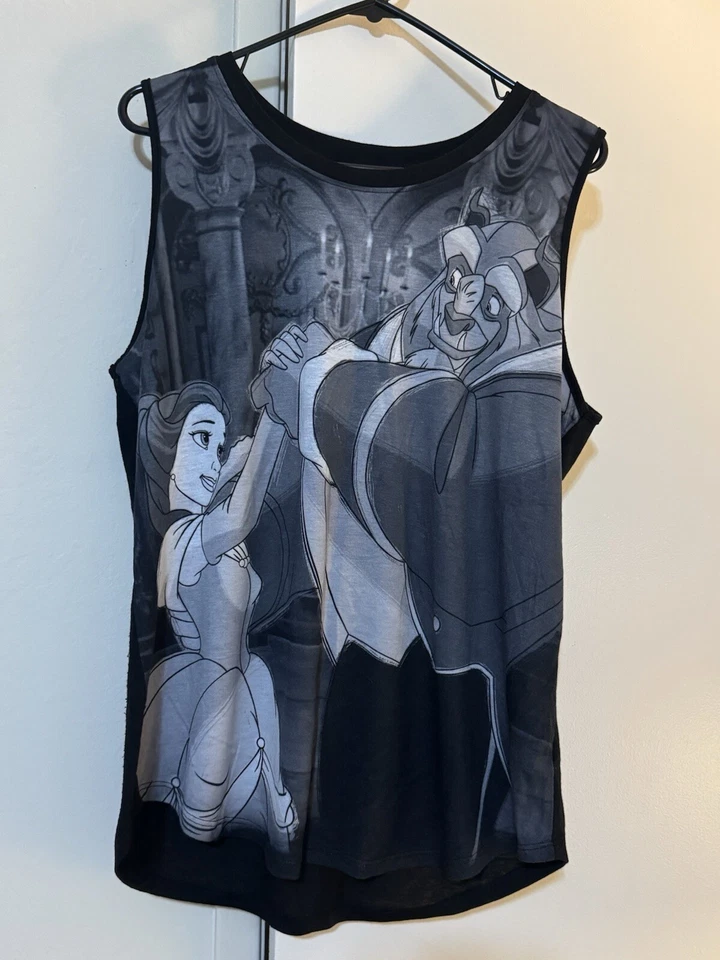 Camisetas sin mangas Disney La Bella y la Bestia Dama y el Vagabundo De Hot Topic Foto 1 de 4