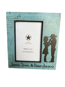 Marco Kohls Country Dancing se adapta a imagen de 4"X6" ~ Love, Live & Line Dance Turquesa - Imagen 1 de 5