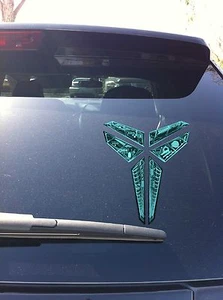 14-07 Kobe Bryant Blue Black Mamba Logo LA Car Window Sticker Decal - Bild 1 von 1