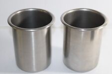 2 Vintage Vollrath 78710 1.25 Qt. Stainless Steel Bain Marie Pots Made IN USA
