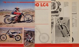 1988 KTM 600 LC4 5p Motorcycle Print Test Article - Picture 1 of 1