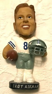 NFL VTG 2002 Dallas Cowboy QB #8 Troy Aikman Hand Painted Bobblehead - Picture 1 of 2