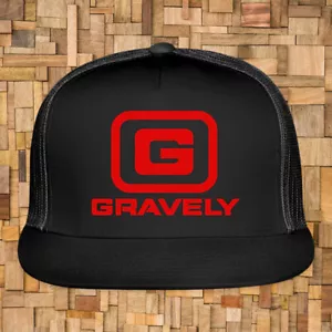 Gravely Tractor Black Trucker Hat Cap Adult Size - Picture 1 of 5
