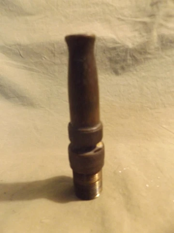 Vintage Brass Hose Nozzle As Is Broken Washer Spray Adjustable Cover