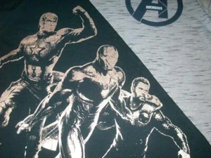 Marvel Avengers Iron Man Thor Capt America Blue T-shirt Boy's 2XL 18 New w/ Tags - Picture 1 of 3