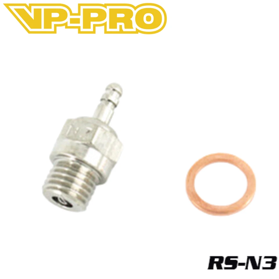 VP-PRO N3 Glow Plug No.3 Nitro RC Engine Part 1/10 1/8 SCT Buggy Truggy Racing - Image 1 of 1