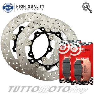 DISCHI FRENO FLOTTANTI + PASTIGLIE BREMBO SINTER YAMAHA MAJESTY 400 2005-2006 - Foto 1 di 5