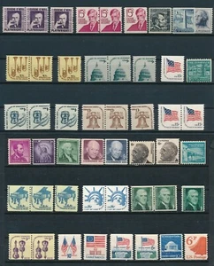 US *ALL COILS* SGLS, PRECANCELS, PAIRS & LINE PAIRS; ALL MNH - Picture 1 of 3