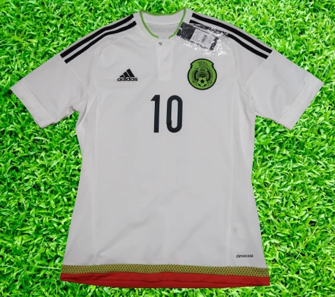 Mexico Soccer Jersey Football Shirt #10 G. Dos Santos 100% Original S 2015 Away Cover
