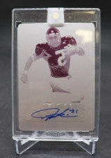 LaDainian Tomlinson 2018 Leaf Metal Sports Heroes Printing Plate Auto 1/1