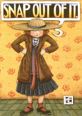 Mary Engelbreit Paperworks-SNAP OUT OF IT-Blank Greeting Card w/Envelope-NEW!