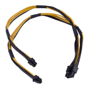 18 AWG Dual 6 auf 8 Pin PCI-Express Stromkabel für Mac Pro Grafikkarte Kabel gki - Bild 1 von 3