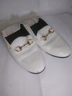 Gucci Brixton Horsebit Leather Foldable Loafers White Eu36