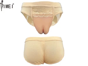 BIMEI Gaff Ropa Interior Silicona Puntera de Camello Breve Ocultar Pantias Gaff Para Transgénero - Imagen 1 de 8