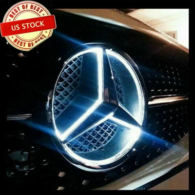 Fit 2016-2019 Mercedes-Benz W213 E Class Car Front Grille LED Emblem Light NEW - Image 1 of 4