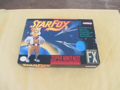 1993 SNES Star Fox Super Nintendo Entertainment System CIB w/Manual & Inserts - Image 1 of 4